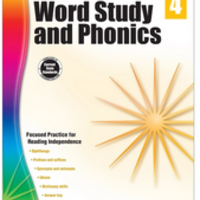 Spectrum Word Study and Phonics (4) Book