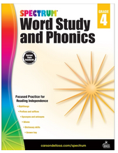 Spectrum Word Study and Phonics (4) Book