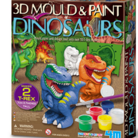 3D Mould & Paint Dinosaurs