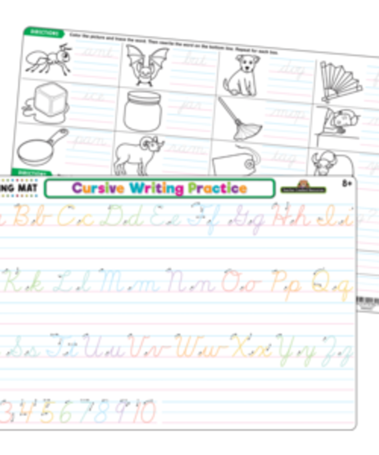 Cursive Writing Practice Learning Mat