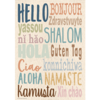 Everyone is Welcome Hello Positive Poster