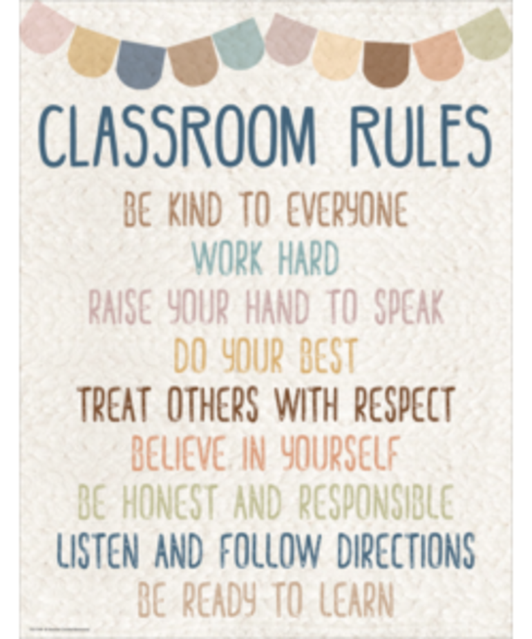 Everyone is Welcome Classroom Rules Chart