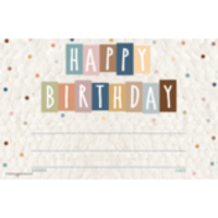Everyone is Welcome Happy Birthday Awards