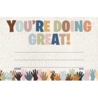 Everyone is Welcome "You're Doing Great" Awards