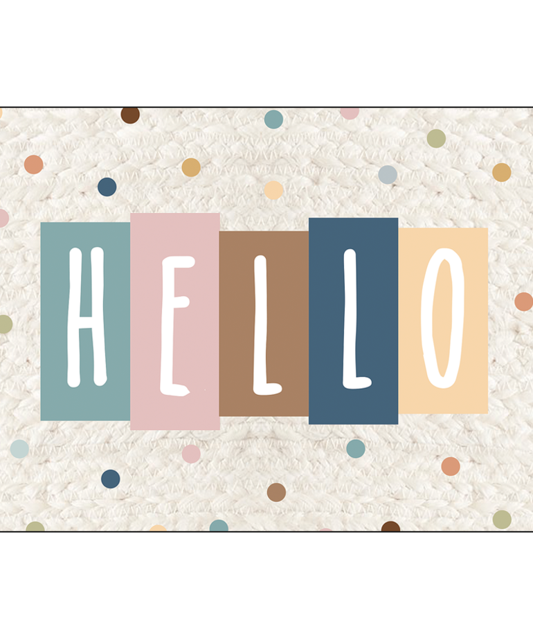 Everyone is Welcome Hello Postcards