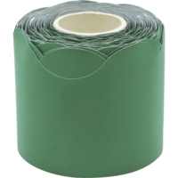Eucalyptus Green Scalloped Rolled Trim