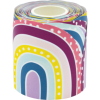 Oh Happy Day Rainbow Rolled Border Trim