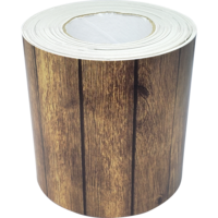 Dark Wood Straight Rolled Border Trim
