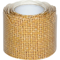 Burlap Scalloped Rolled Border Trim