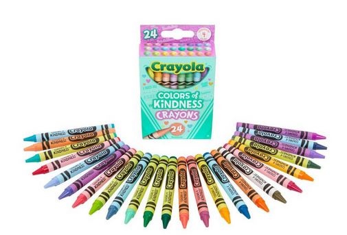 Crayola Colors of Kindness Crayons 24 ct