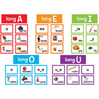 Long Vowel Pocket Chart Cards