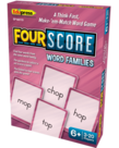 Four Score Card Game:  Word Families