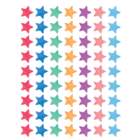 Watercolor Mini Stars Stickers