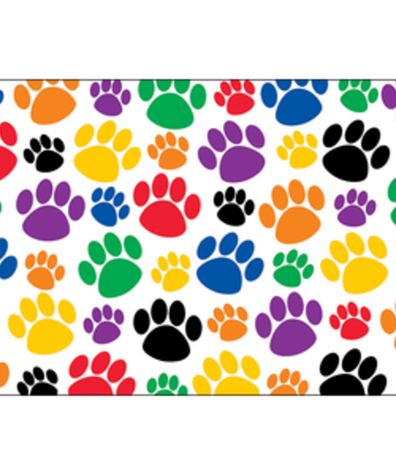 Colorful Paw Prints Postcards