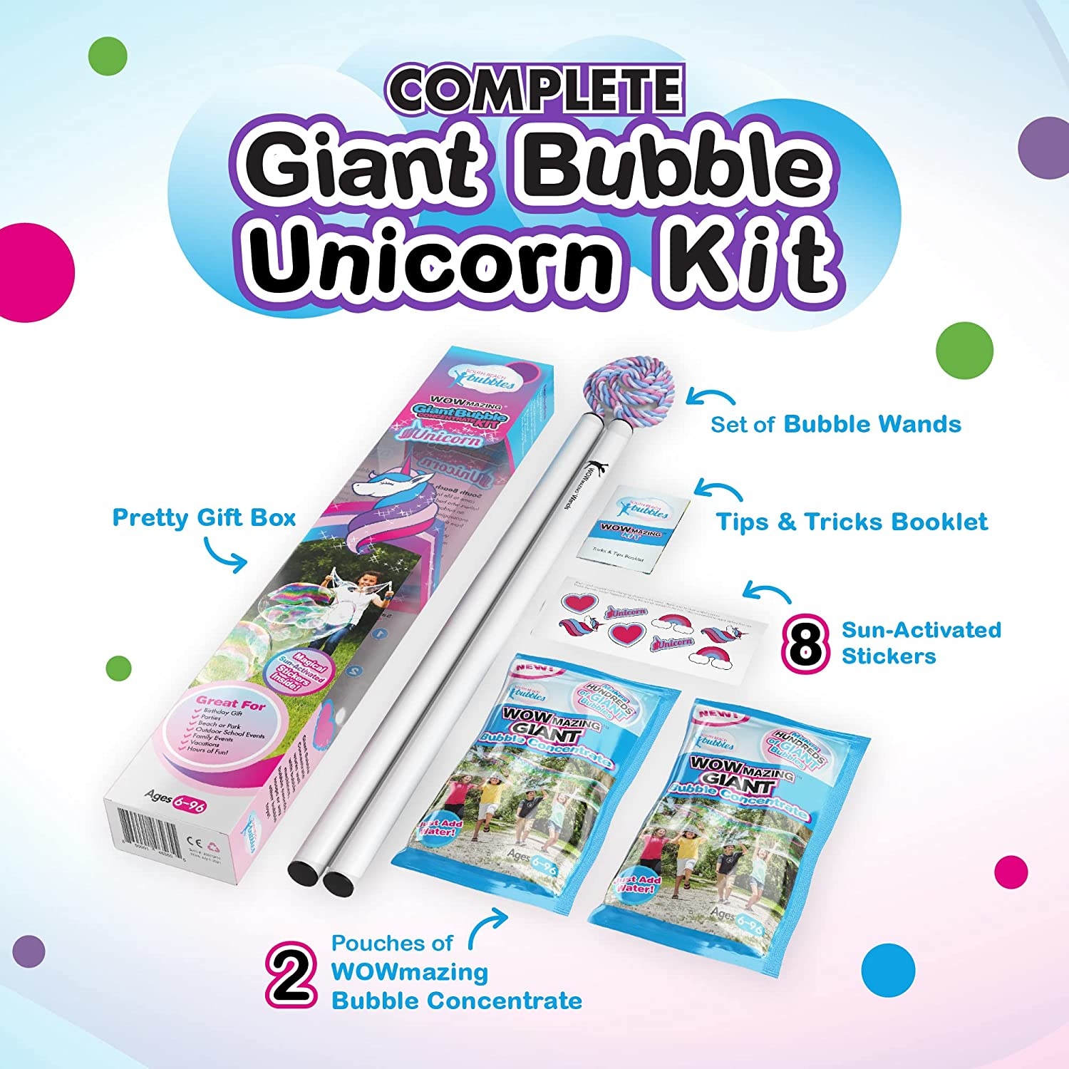 WOWmazing Unicorn Bubble Kit