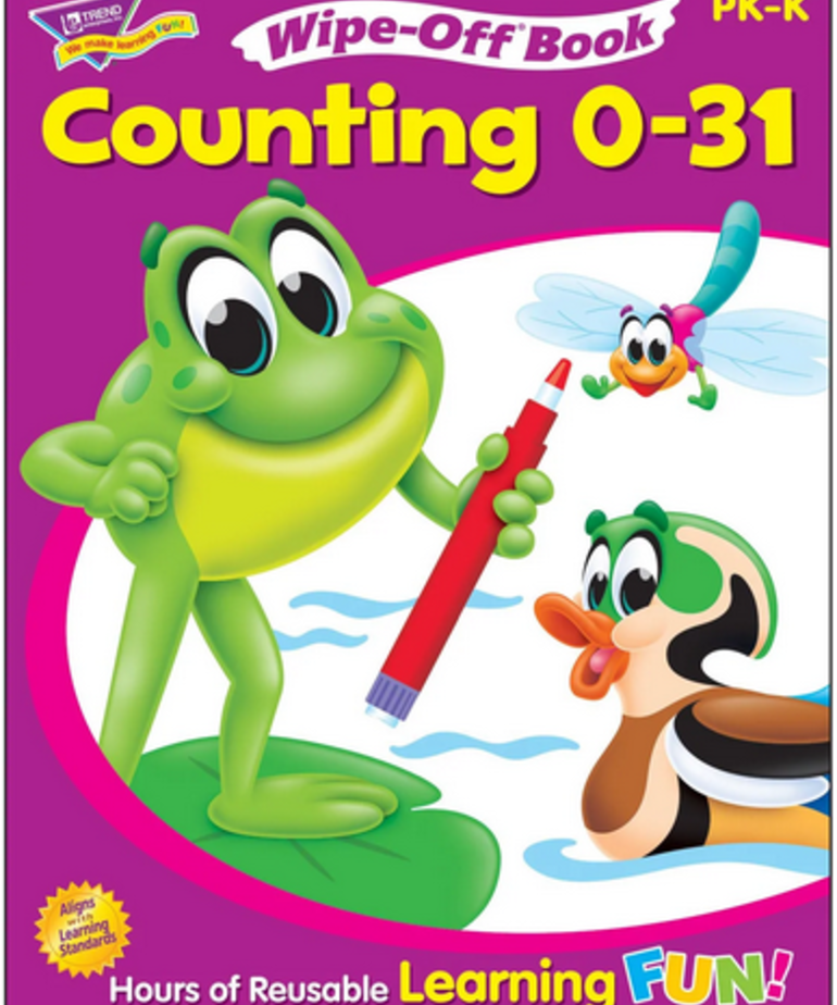 Counting 0-31 Write On/Wipe Off Book