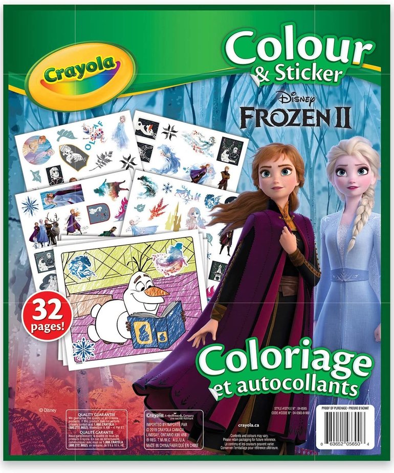 Frozen II - Colour & Sticker Book