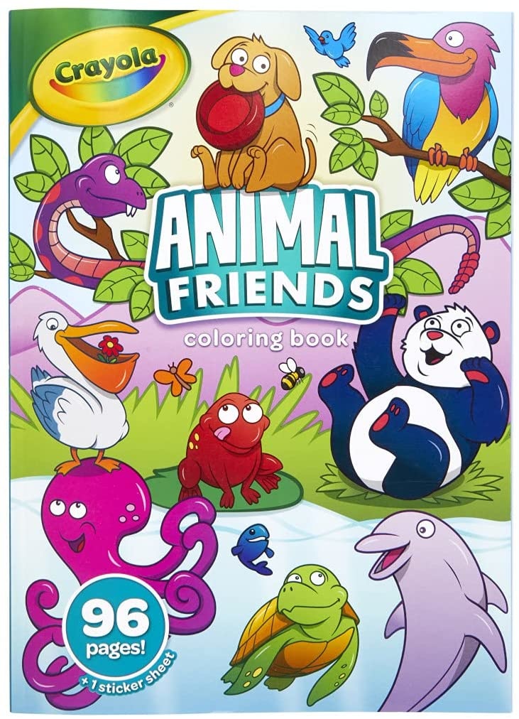 Crayola Animal Friends Coloring Book 96pg