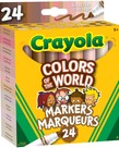 Crayola Colors of the World Markers 24pk