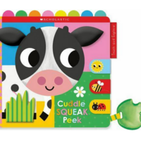 Cuddle,Squeak,Peek Cloth Book