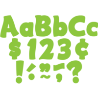 Funtastic 4" Letter Lime
