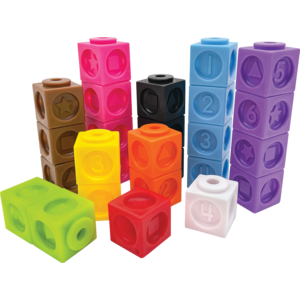Numbers & Shapes Connecting Cubes