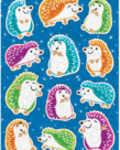 Colorful Hedgehog Stickers