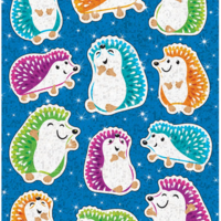 Colorful Hedgehog Stickers