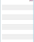 Music Staff Paper 17 x 22