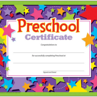 Preschool Certificate