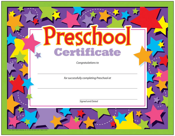 Preschool Certificate