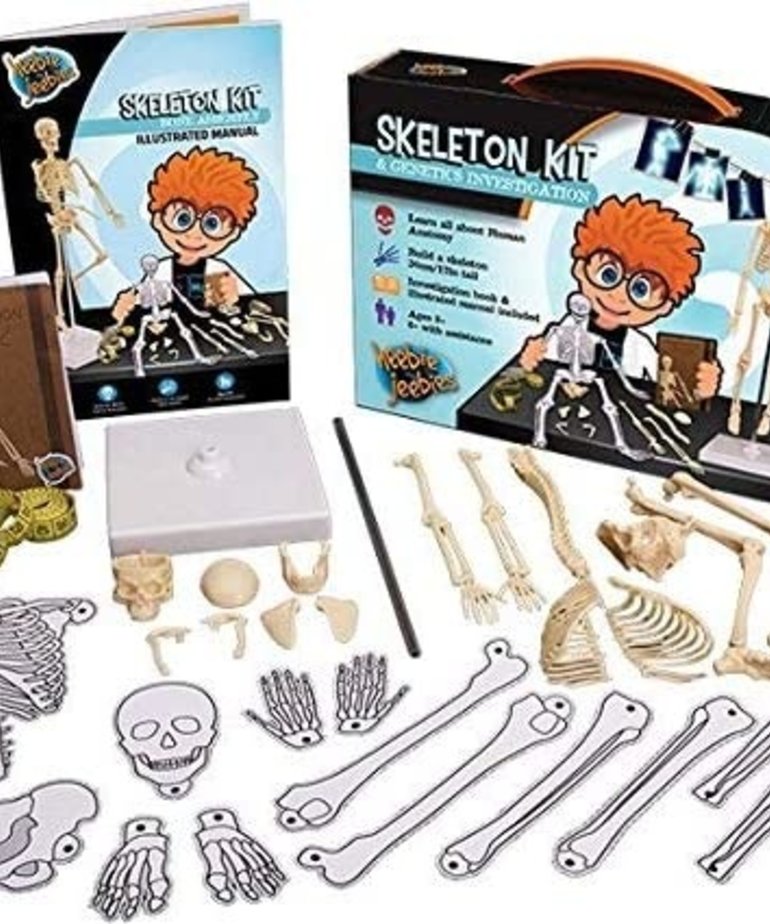 Heebie Jeebies Skeleton Kit & Genetics Investigation