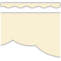 Creme Brulee Fancy Scallops Border Trim