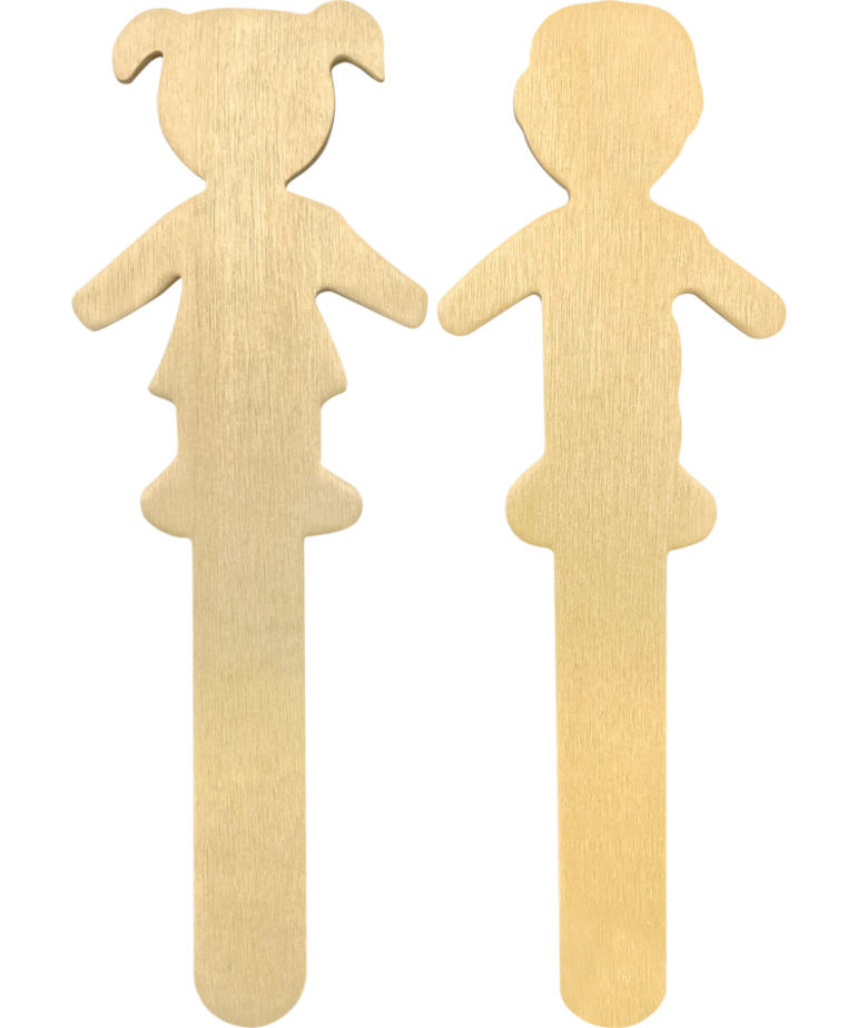 Stem Basic People Shaped Craft Sticks