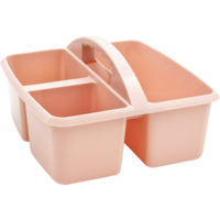 Blush Plastic Storage Caddy