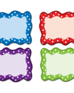 Polka Dot Blank Card Magnetic Accents