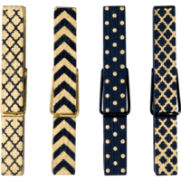 Black & Gold Magnetic Clothespins