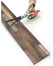 Reclaimed Wood Straight Rolled Border Trim