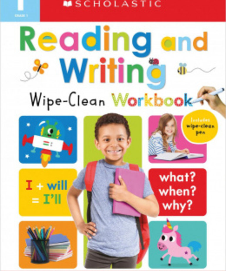 First Grade Reading/Writing Wipe Clean Workbook