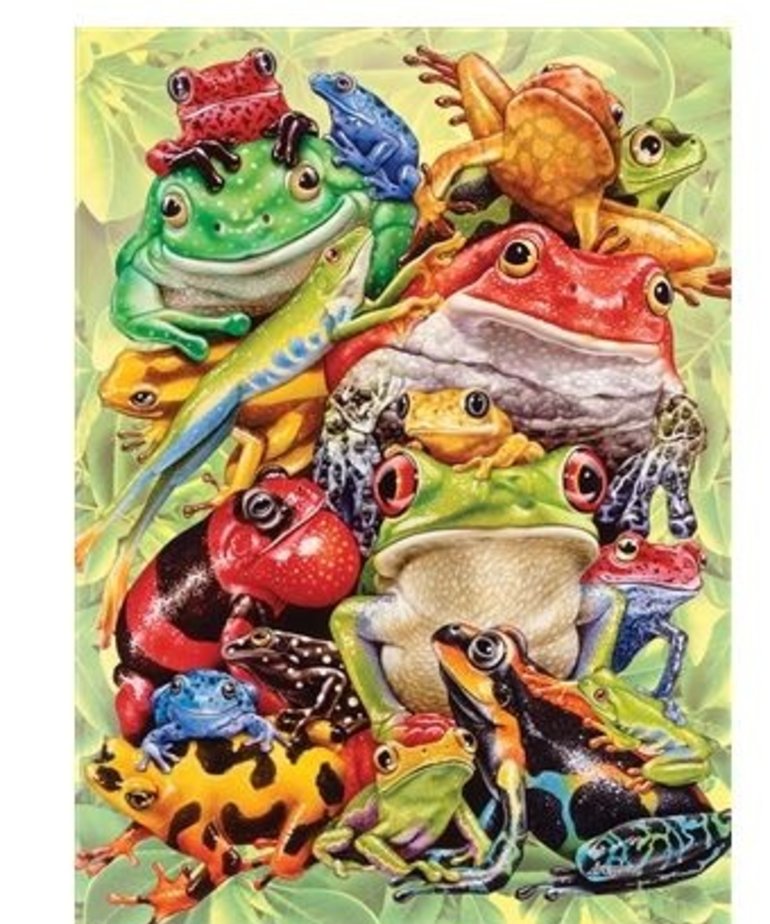 Frog Pile 350pc Family Puzzle