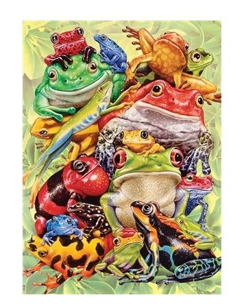 Frog Pile 350pc Family Puzzle