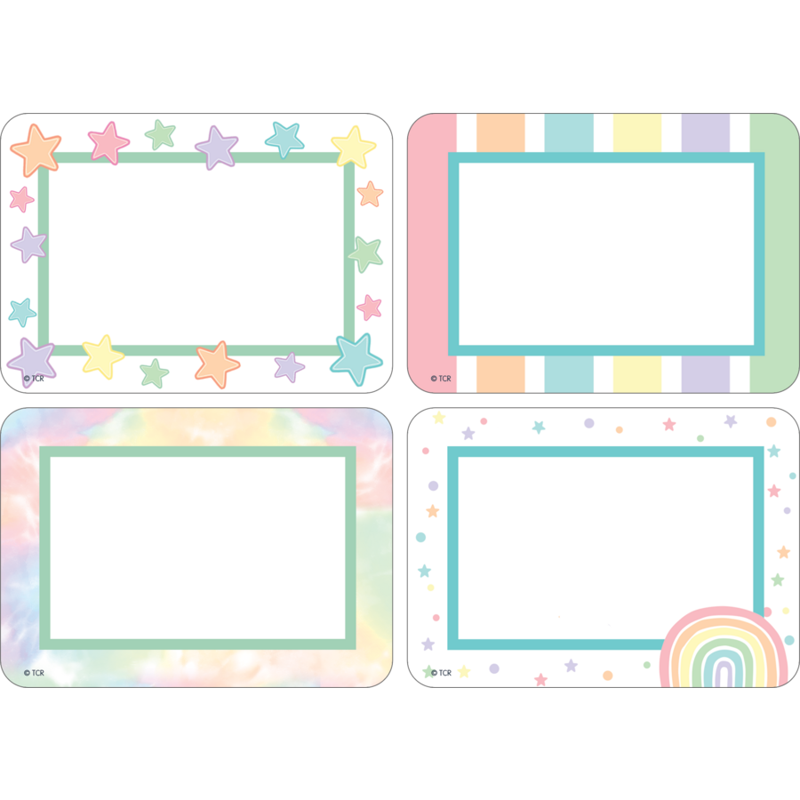 Pastel Pop Name Tags/Labels