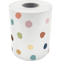 Everyone is Welcome Painted Dots Rolled Border