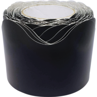 Black Scalloped Rolled Border