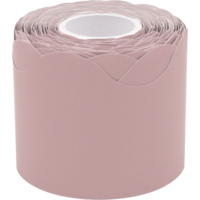 Light Mauve Scalloped Rolled Border