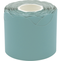 Calming Blue Scalloped Rolled Border