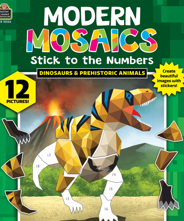 Modern Mosaic Stick to the Numbers Book
