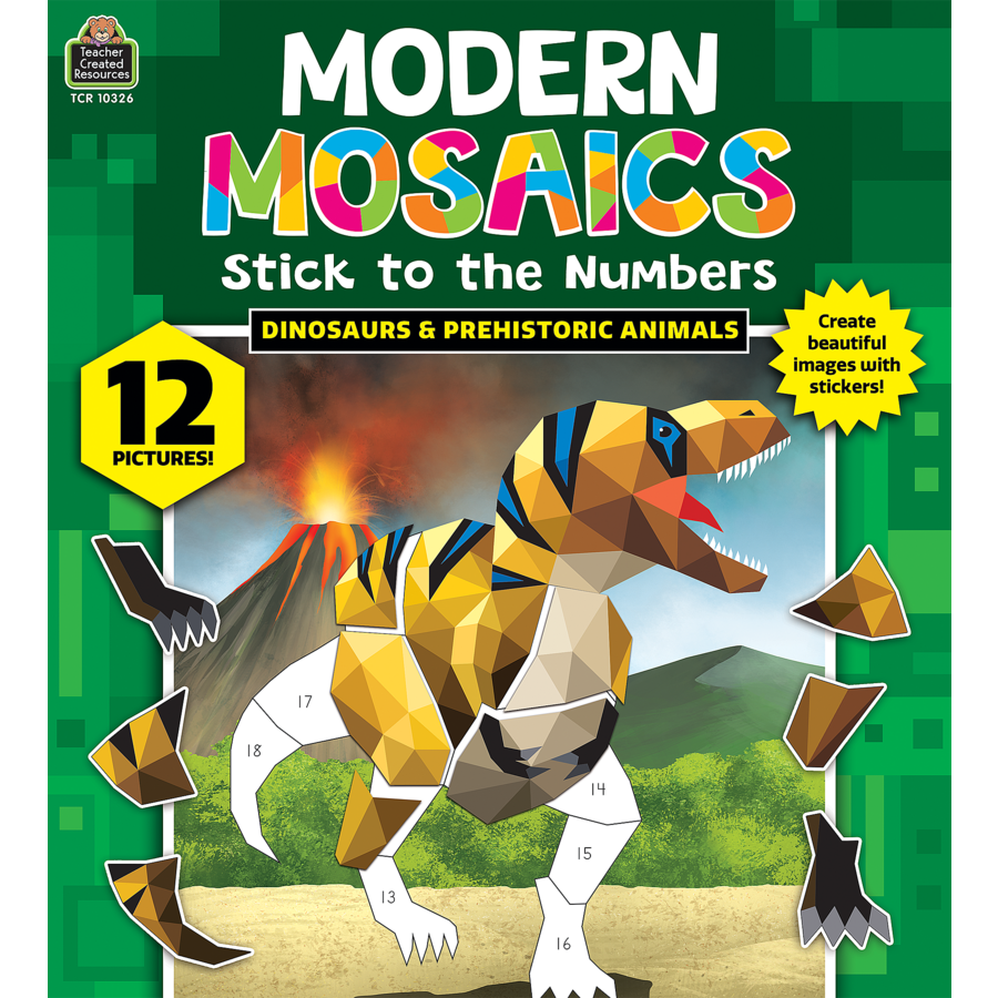 Modern Mosaic Stick to the Numbers Book