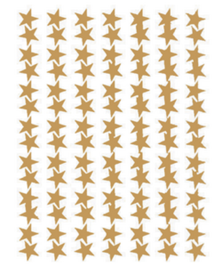 Gold Foil Stars