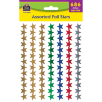 Assorted Foil Stars